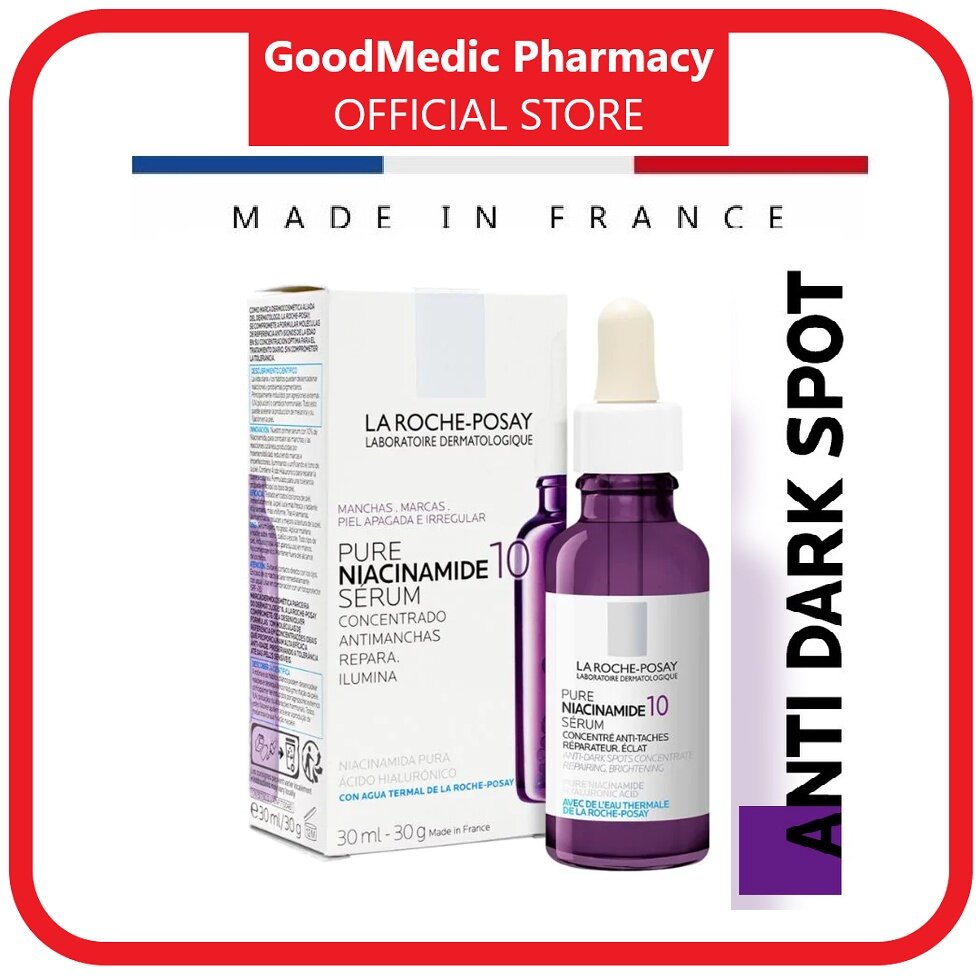 La Roche-Posay Pure Niacinamide 10 Serum 30ml (Made in France)