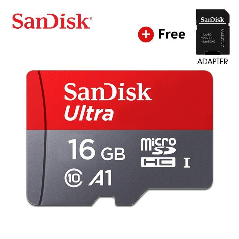 Bảng giá SanDisk Bộ Nhớ Thẻ Siêu Thẻ Micro SD 16GB 32GB 64GB 128GB 256GB 400GB MicroSDHC/Micrsdxc U1 C10 A1 UHS-I Thẻ TF Với Bộ Chuyển Đổi Phong Vũ