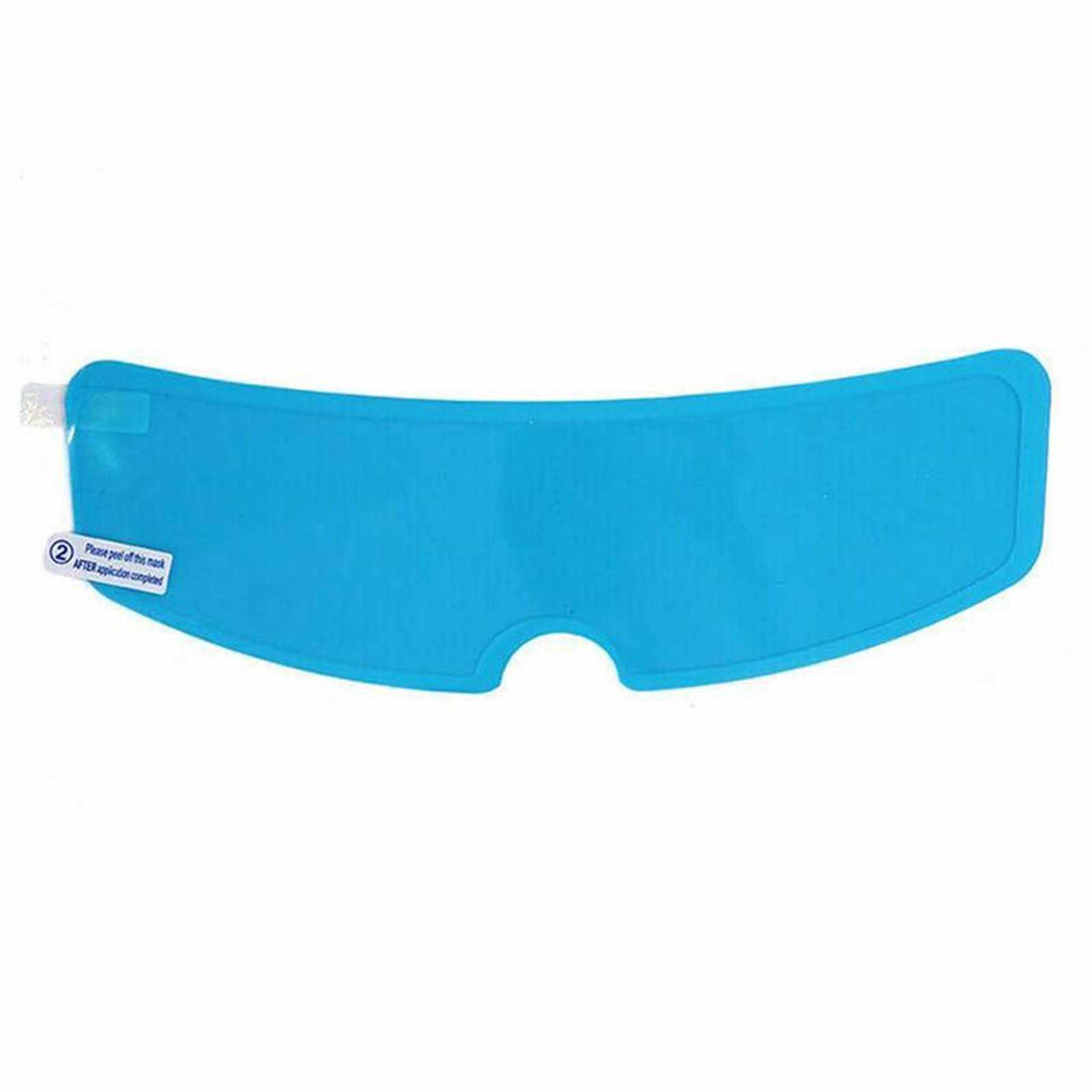 Universal Anti Fog Rainproof Helmet Shield Film Raining Fog Anti Film for Helmet Visor Film Protection Sticker Lens Shield (Light Blue)