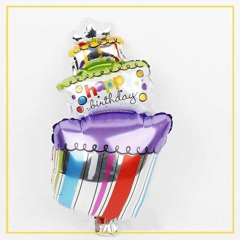 1pc 10 Inches Happy Birthday Balloon Birthday Party Christmas Party Decoration Inflatable Toy Party Supply