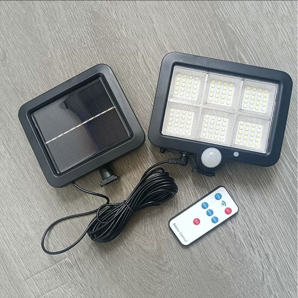 🇲🇾 Solar (5 Meter Cable) 100/160 LED COB Solar Motion Sensor Split Light Outdoor Waterproof Garden Lights Wall