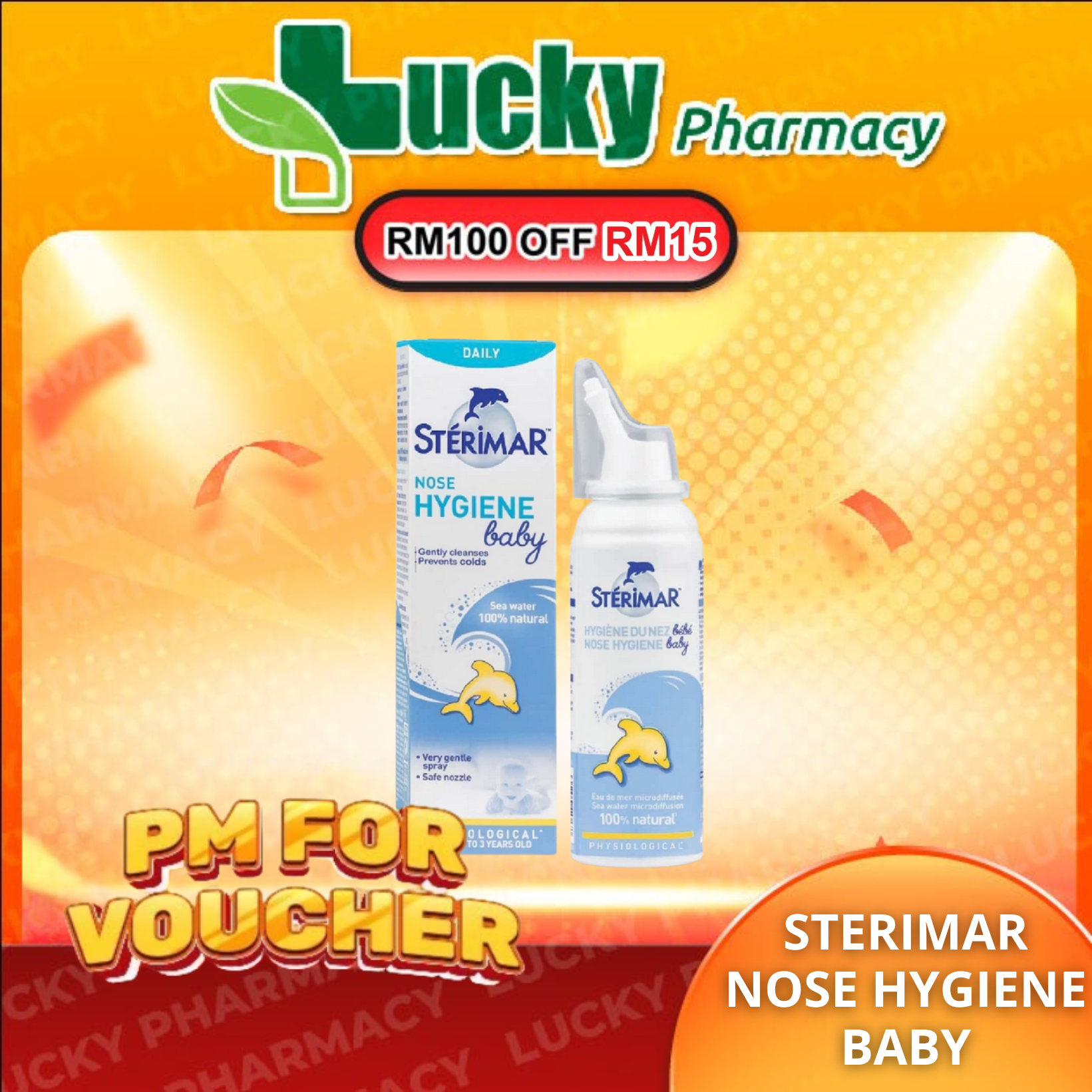 STERIMAR NOSE HYGIENE BABY (50ML/ 100ML)