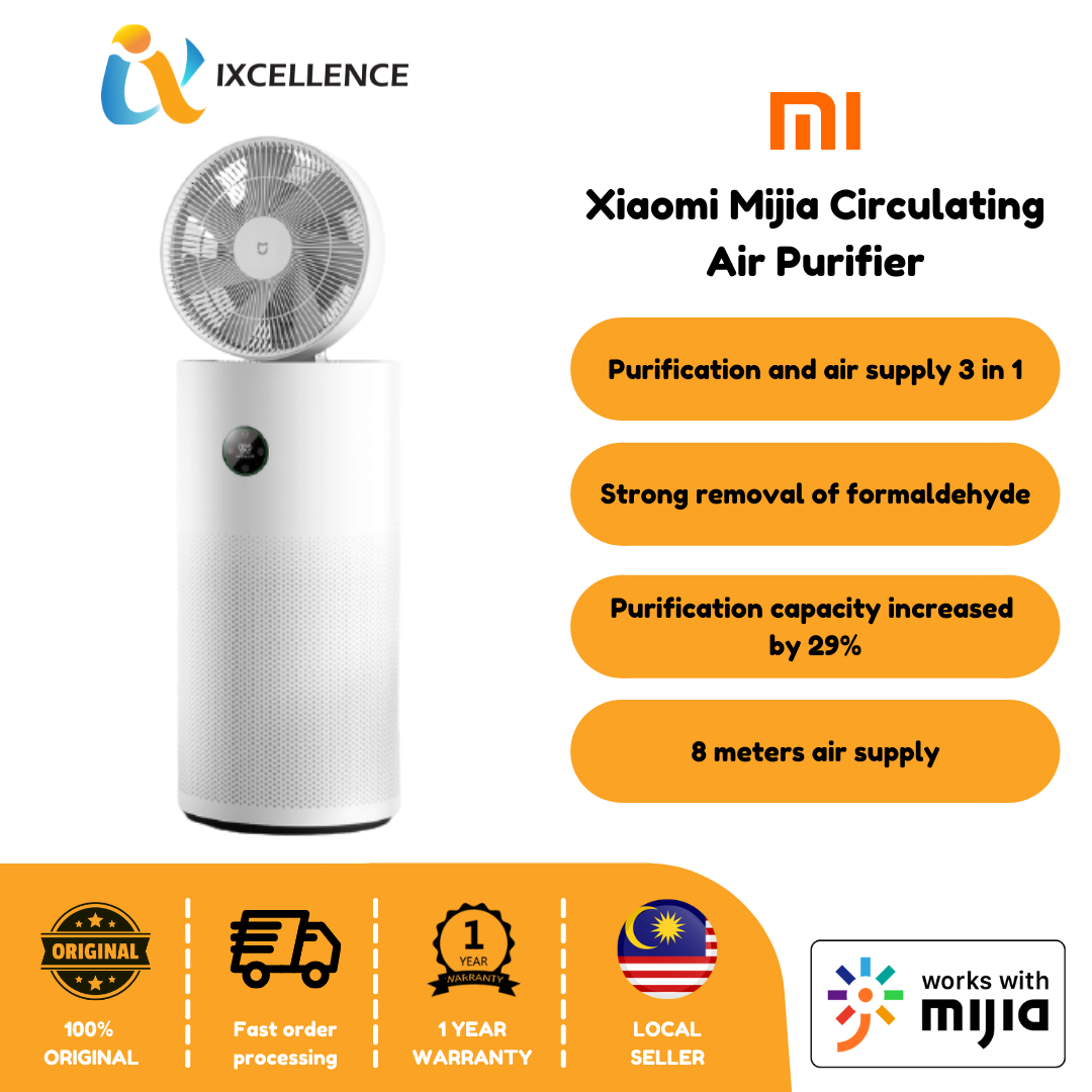 [IX] Xiaomi circulating air purifier 8 meters air supply Anti Bacterial AC-MD2-SC