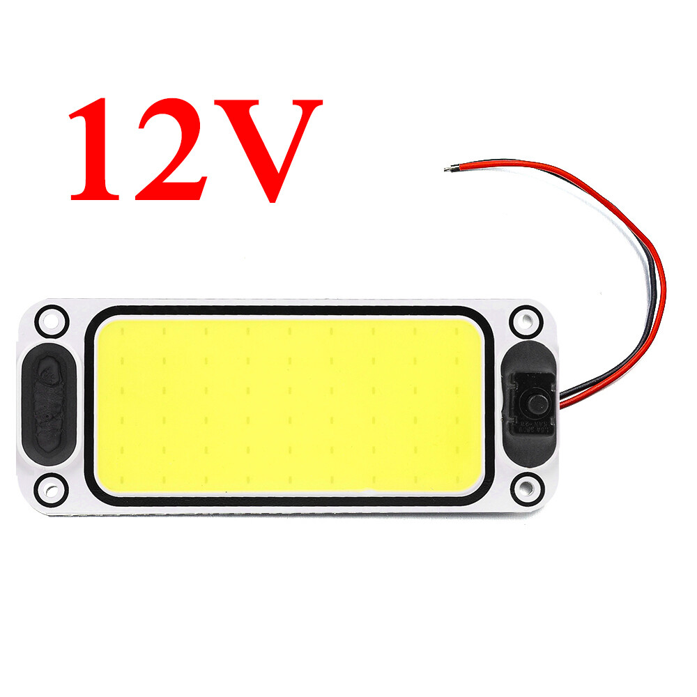 54 Led COB xe đèn đọc sách cho xe hơi xe hơi phổ thông xe tải Dome đọc sách nội thất đèn độ sáng cao cabin Roof đèn dạng tấm 12V 24V