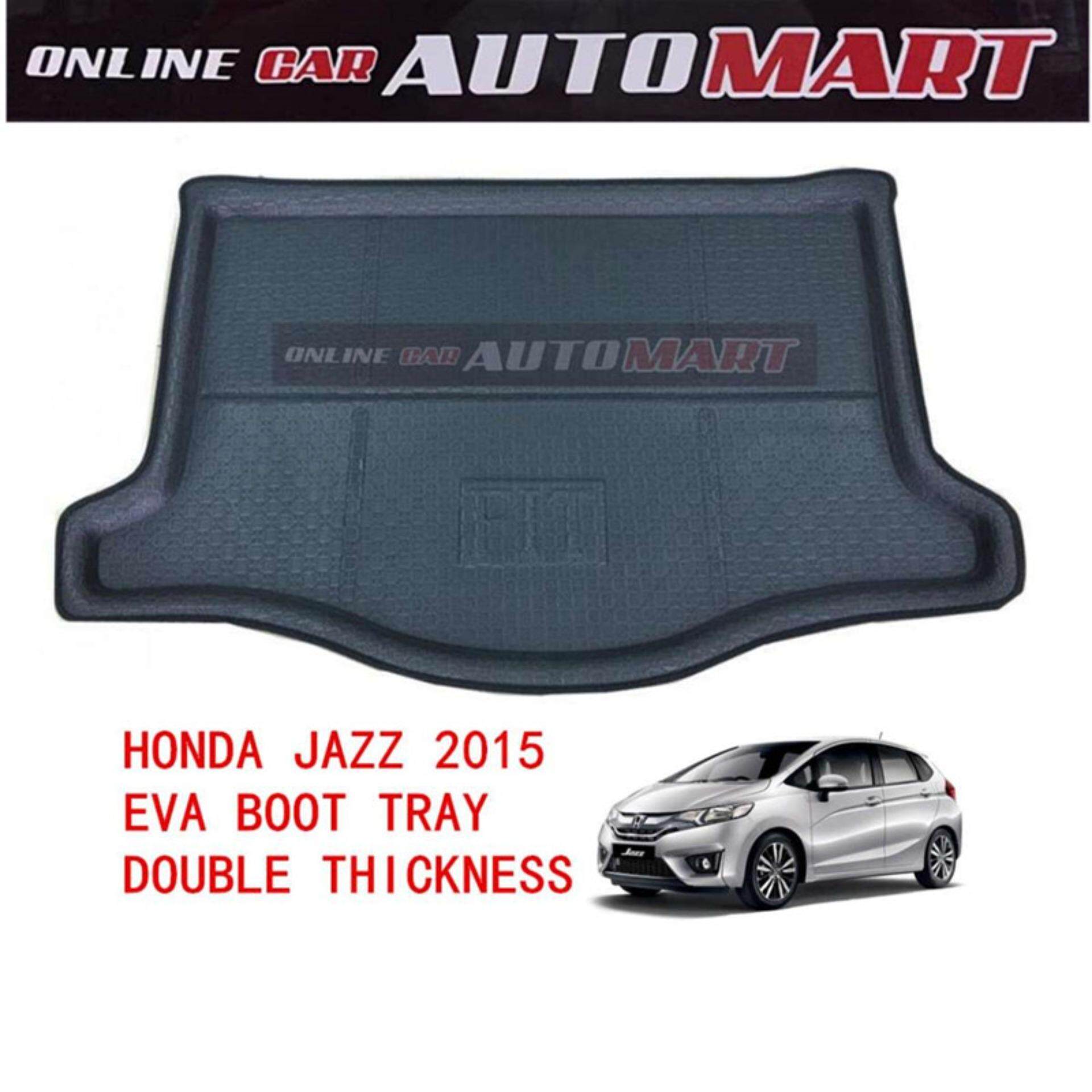 New Car Rear Cargo Mat Auto Trunk Mat Boot Tray Liner Protector Floor Dustproof Carpet Pad For Honda Jazz 2015