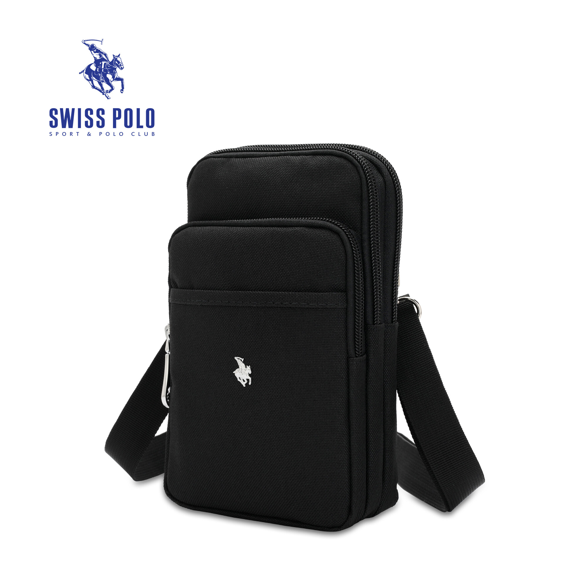SWISS POLO Pouch/Sling Bag SXN 052 BLACK