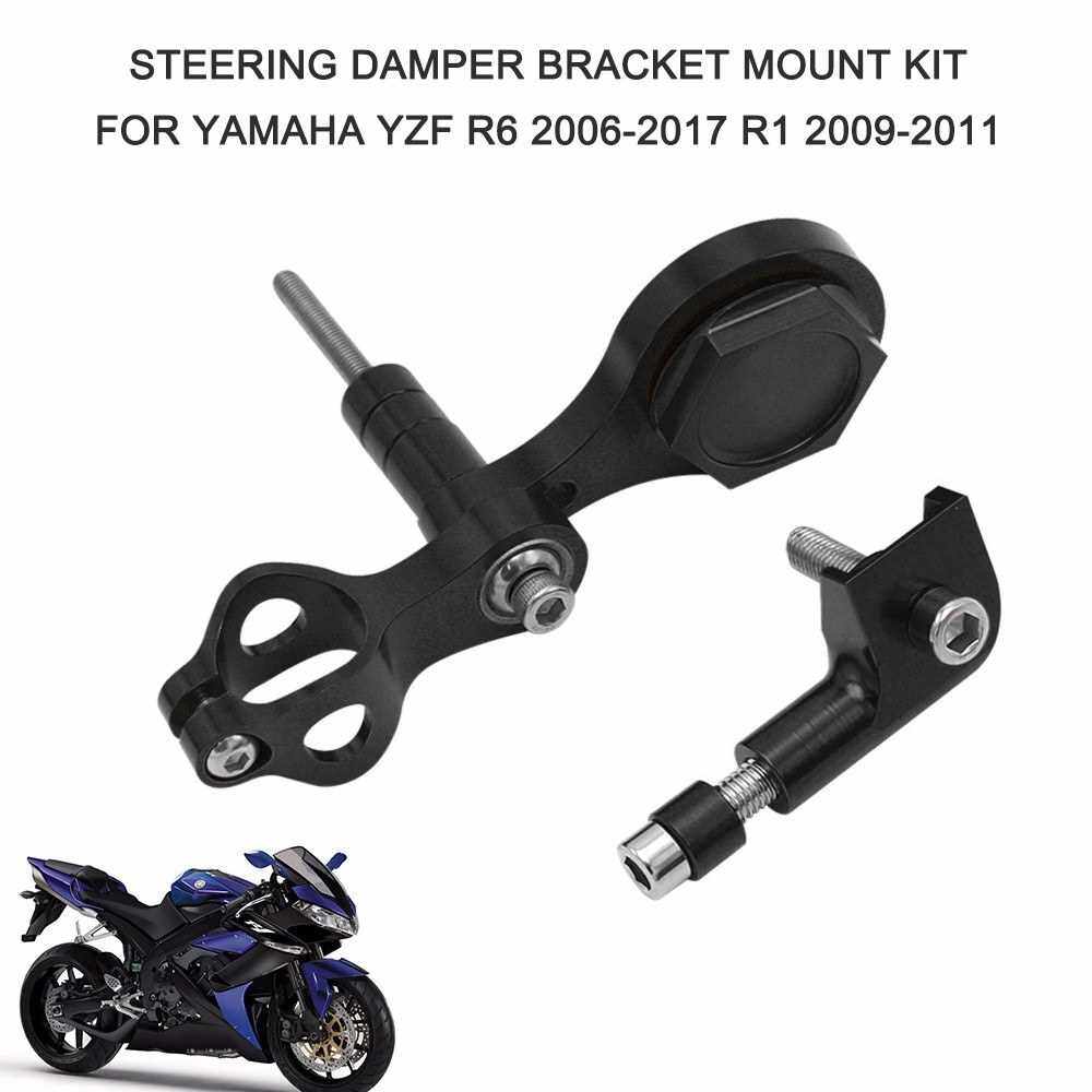 Damper Bracket Steering Damper Bracket Mount Kit Motorcycle Steering