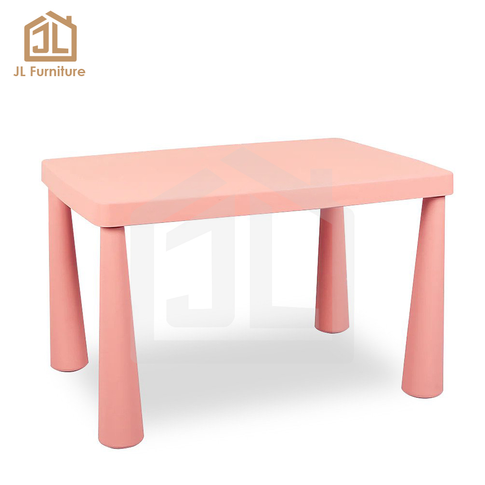 JL Furniture Junior Children Kid Study Drawing Table Plastic Rectangle Shape Table Meja Belajar Melukis Kanak-Kanak