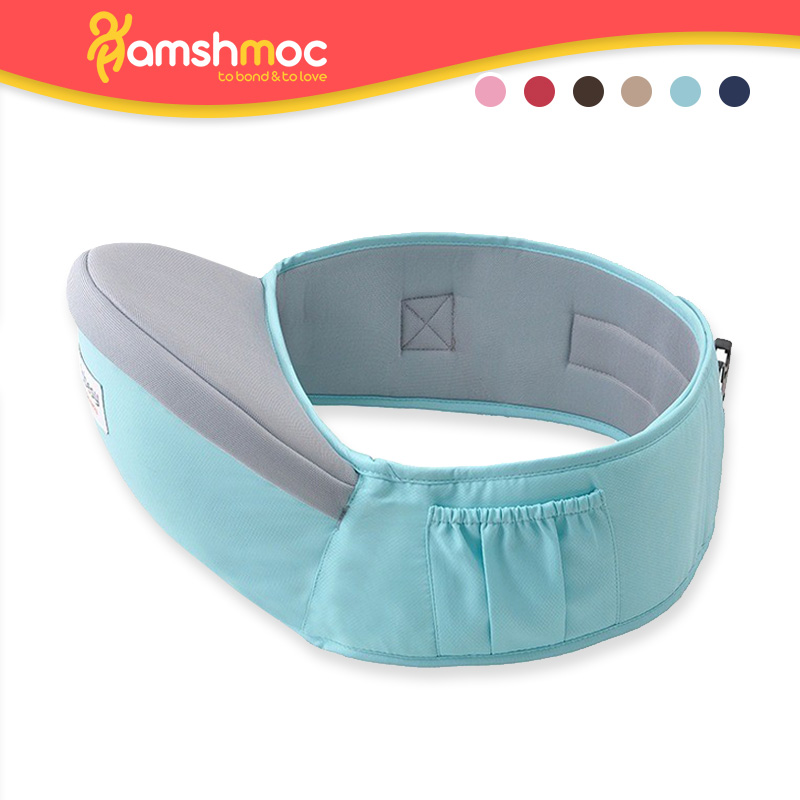 HamshMoc Ergonomic Baby Carrier Waist Stool Kids Sling Hold Front Facing Kangaroo Infant Hip Seat for Baby Outdoor Travel 0-36 Months