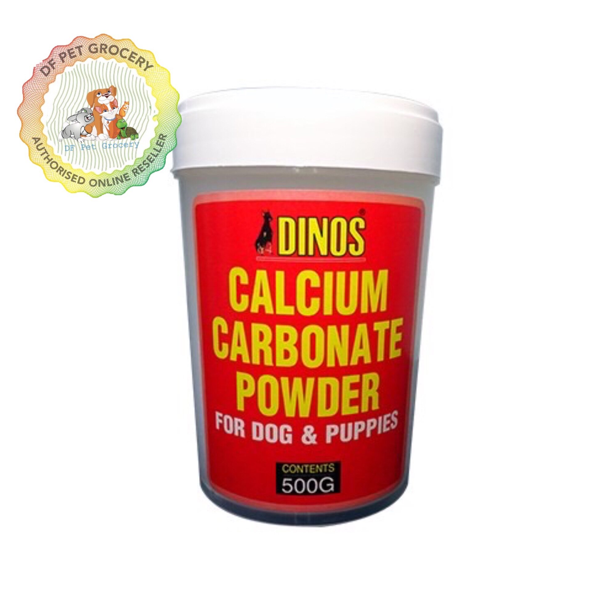 Dinos Calcium Carbonate Powder 500gm -For Dog &amp; Puppies