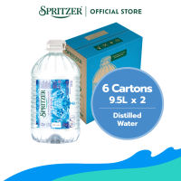 Spritzer Distilled Water - 6 Cartons Bundle (9.5L X 2)