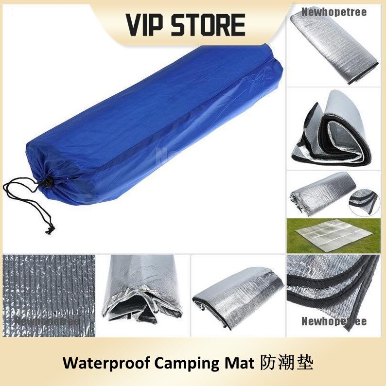 VIP Ultralight Outdoor Double-sided Aluminium Moisture Proof Mat For Camping Hiking Picnic Sleeping Pad Aluminum Film 露营专用 防潮垫 防水垫