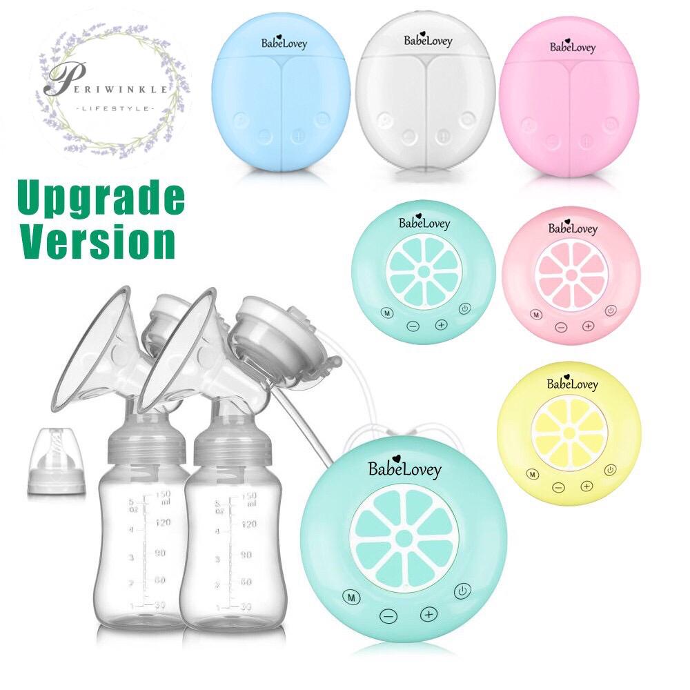 Original BabeLovey Double Electric Breast Pump Milk Pump Milk Storage Baby Bottle
