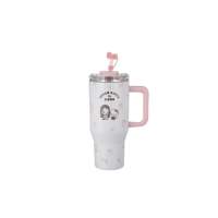 HELLO KITTY X JISOO TUMBLER PINK &  WHITE 900ML