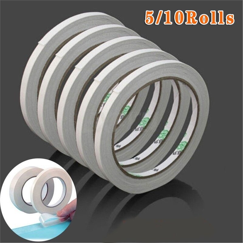 5/10 cuộn 6mm mạnh mẽ bám dính cao double sided tape chú ý mạnh mẽ tăng gấp đôi phải đối mặt với dính