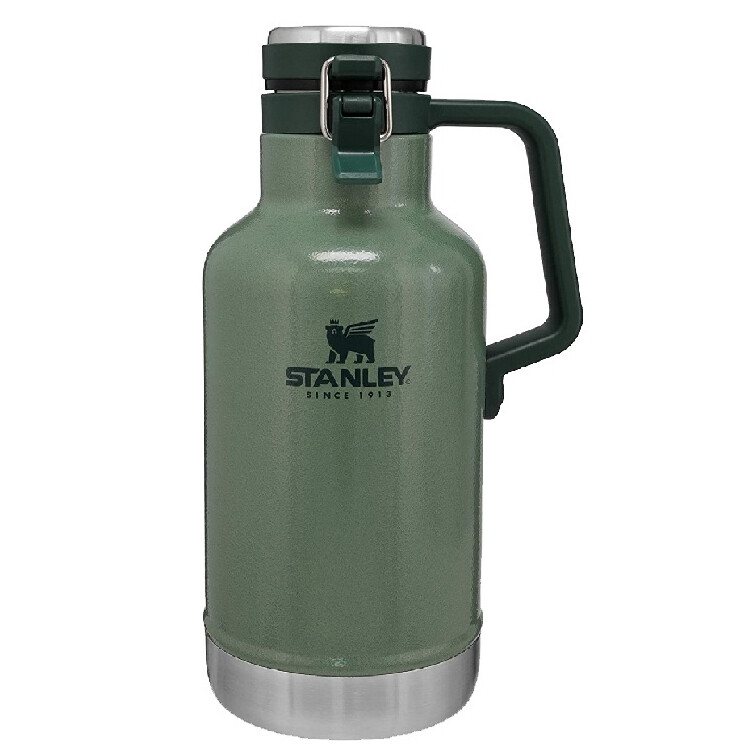 STANLEY Classic Vacuum Growler 2QT / 1.89L - Vacuum Insulated Stainless Steel Thermos Flask Tumbler Water Bottle