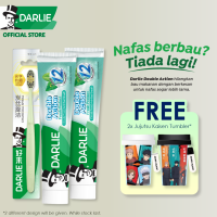 [Value Bundle] [FREE 2x Jujutsu Kaisen] DARLIE Double Action Fresh Protect Fresh Mint Toothpaste 180gx2 (Value Pack)