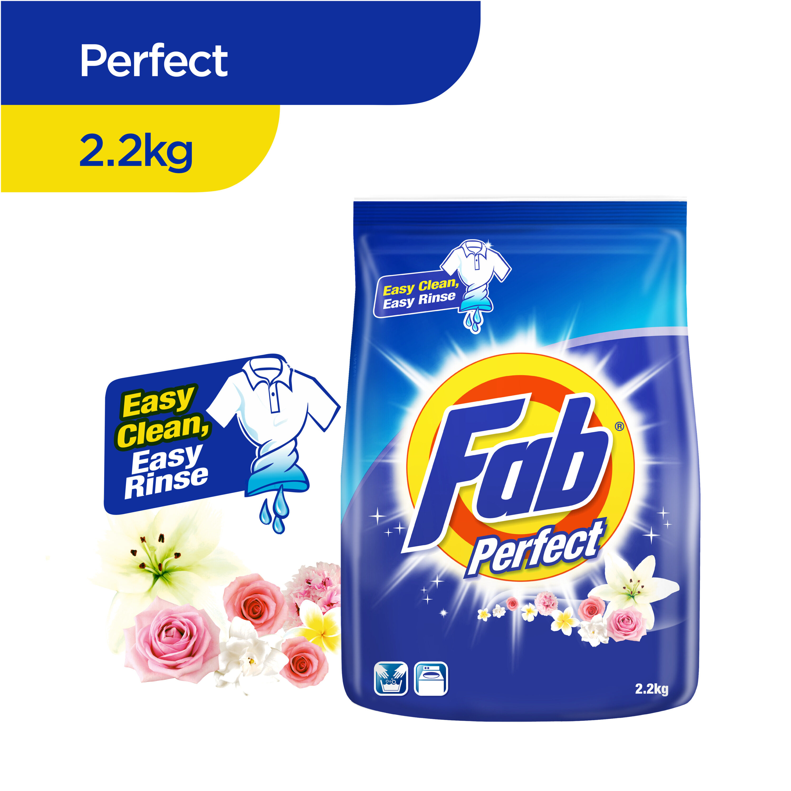 Fab Powder Detergent Perfect 2.2kg