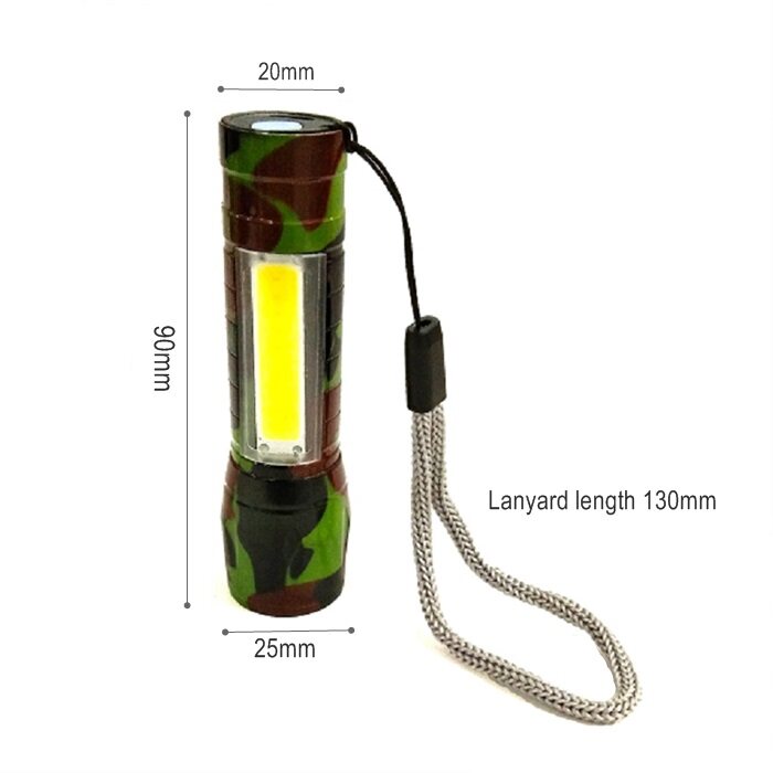 HAIRperone USB Mini Flashlight Torchlight Flash Torch Light LED Rechargeble
