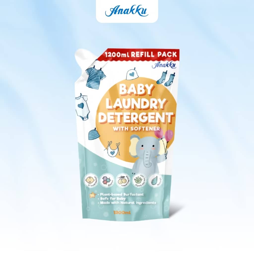 Anakku Detergent With Softener Refill Pack (1.2L) EXP:01/2029