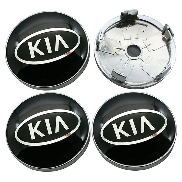 4pcs/lot 60mm Car Wheel Center Hub Caps Car Wheel Rim Hubcap Badge Covers For KIA K2 K3 K5 Sorento Sportage R Rio Soul cap car