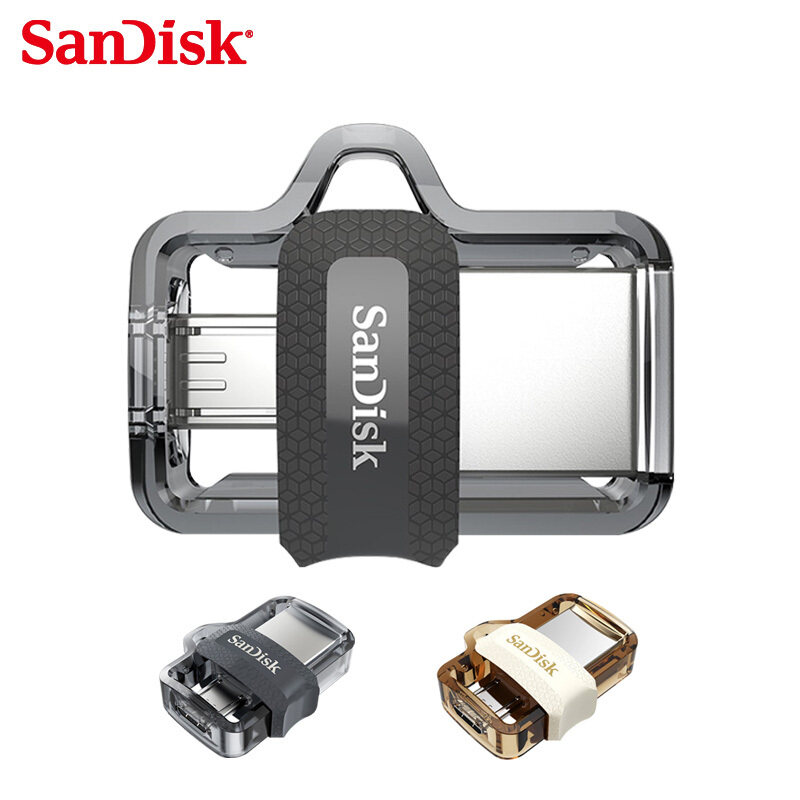 Bảng giá Ổ Đĩa Flash USB Sandisk 64GB 32GB USB 3.0 Ổ Đĩa Kép Ổ Đĩa Bút Cho PC Và Điện Thoại Android Micro USB Phong Vũ