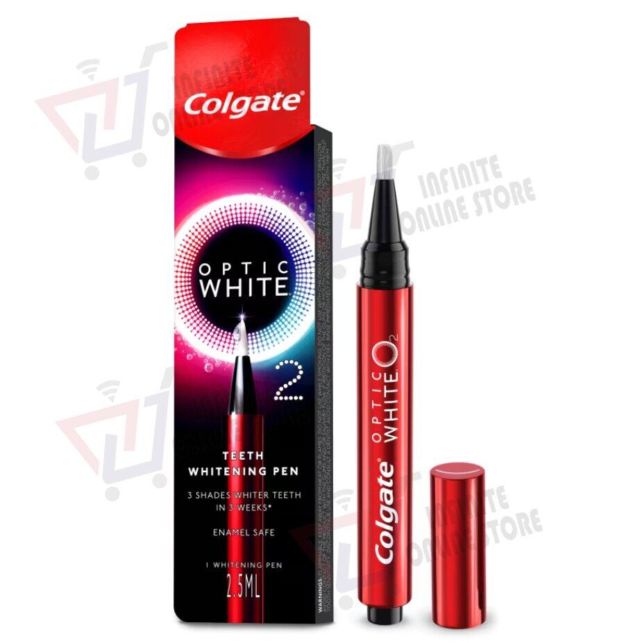 COLGATE Optic White O2 Teeth Whitening Pen (2.5ml)