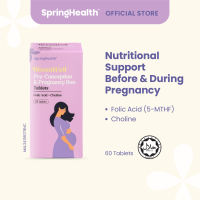 SpringHealth BloomWell Pre-Conception & Pregnancy Duo Tablets (60s)  【Exp: Nov 2027】