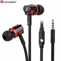 Langsdom Mijiaer JM26 3.5mm Wired Earphone In Ear Earphone Headset With Mic Ear Phone Earbuds