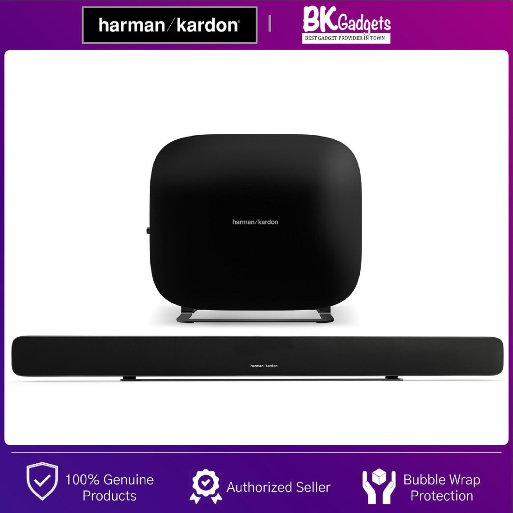 Harman Kardon Omni Bar Plus With SUBWOOFER Wireless HD Sound bar