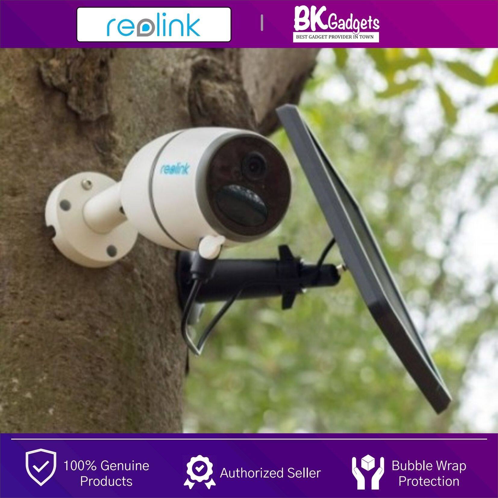 Reolink GO 1080P Full HD 4G LTE Mobile Security IP Camera CCTV - CMOS | 110 Diagonal | 7800mAh Rechargeable Battery | 2 Way Audio | Night Vision 10m | Pan & Tilt | PIR Motion Detect | Outdoor IP65