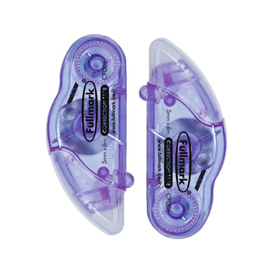Fullmark Correction Tape , 2 pack (2 x Purple)(Model D)