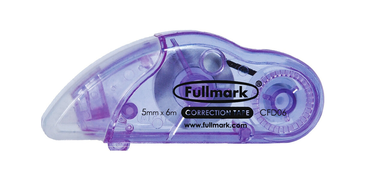 Fullmark Correction Tape , 2 pack (2 x Purple)(Model D)