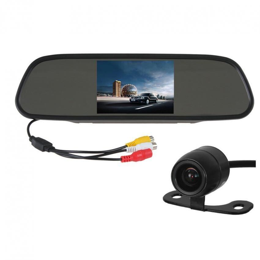 Generic 4.3 TFT LCD Car Reverse RearView Mirror Monitor + 170 Degree Parking Reversing Waterproof Nightvision CMOS Camera System