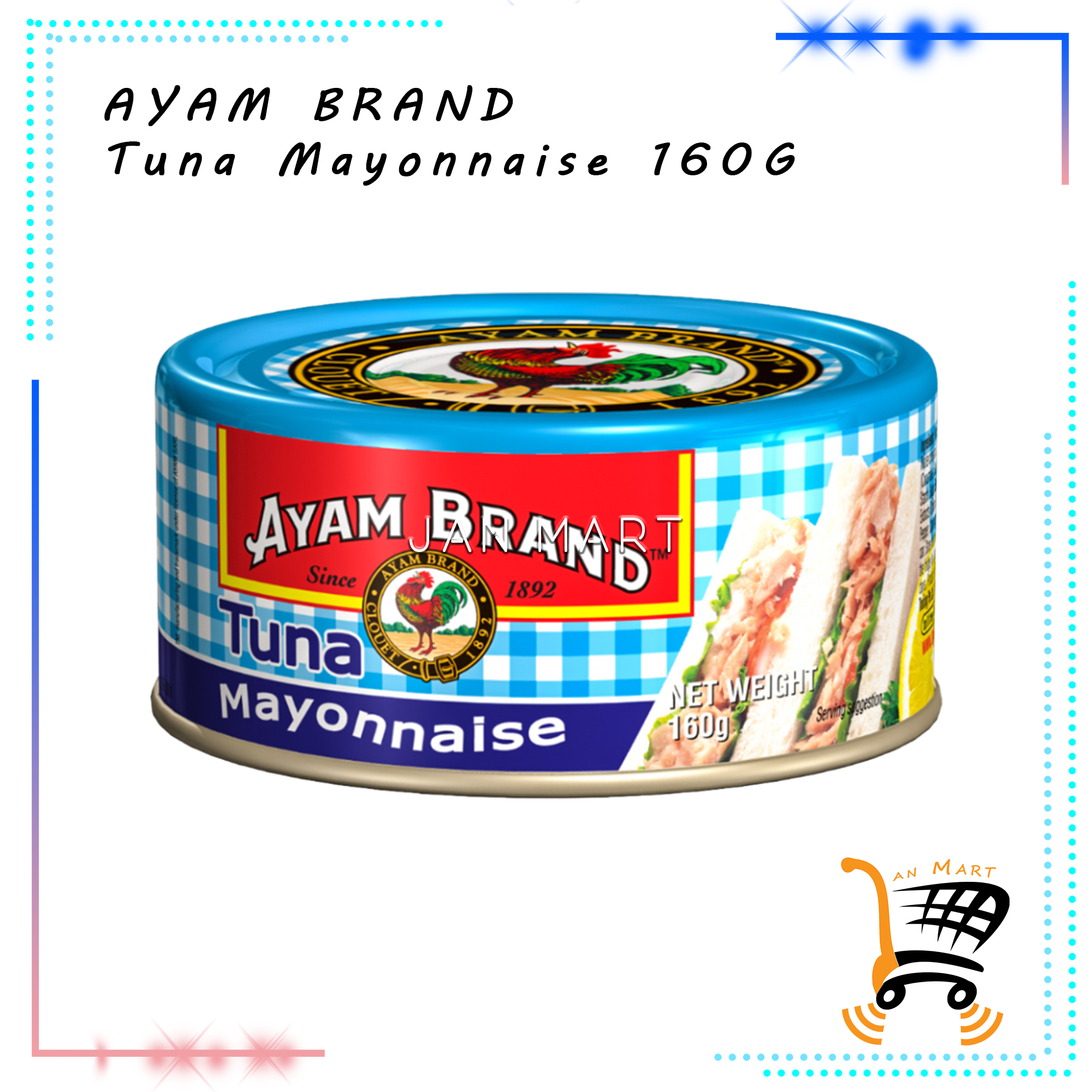 AYAM BRAND Tuna Mayonnaise 160G