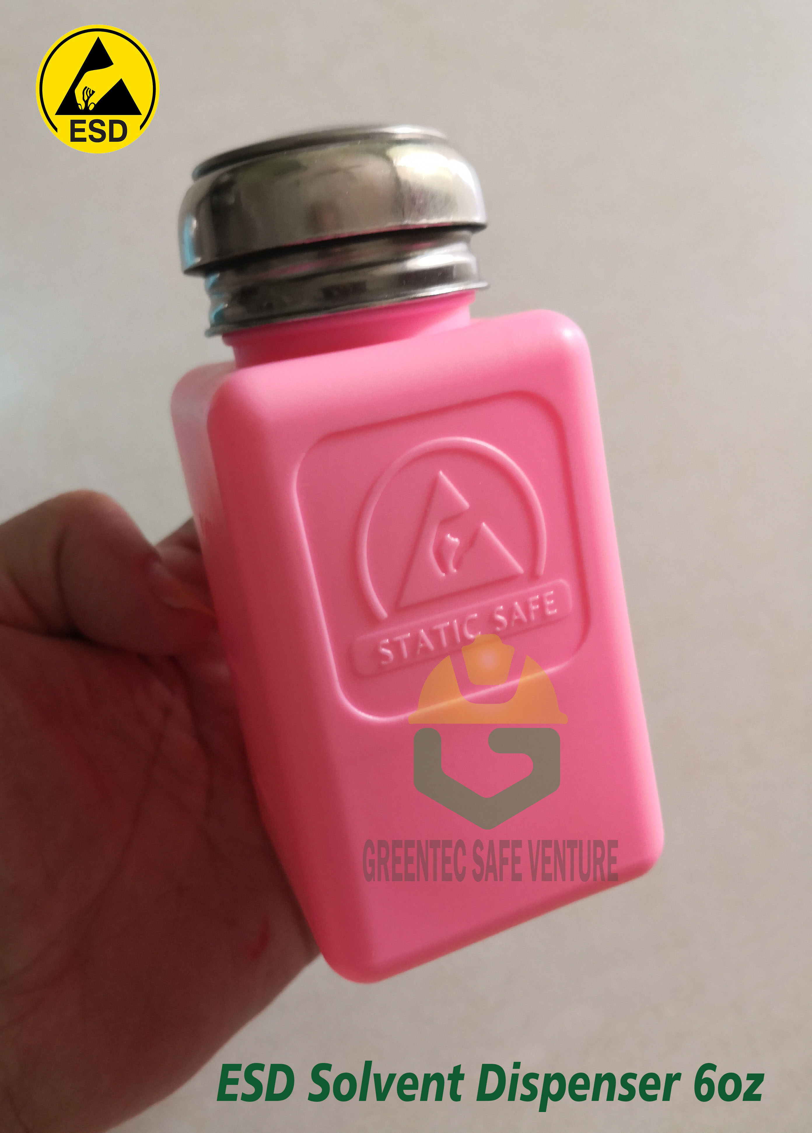 ESD Solvent Dispenser / Alcohol Bottle / IPA Bottle 6oz