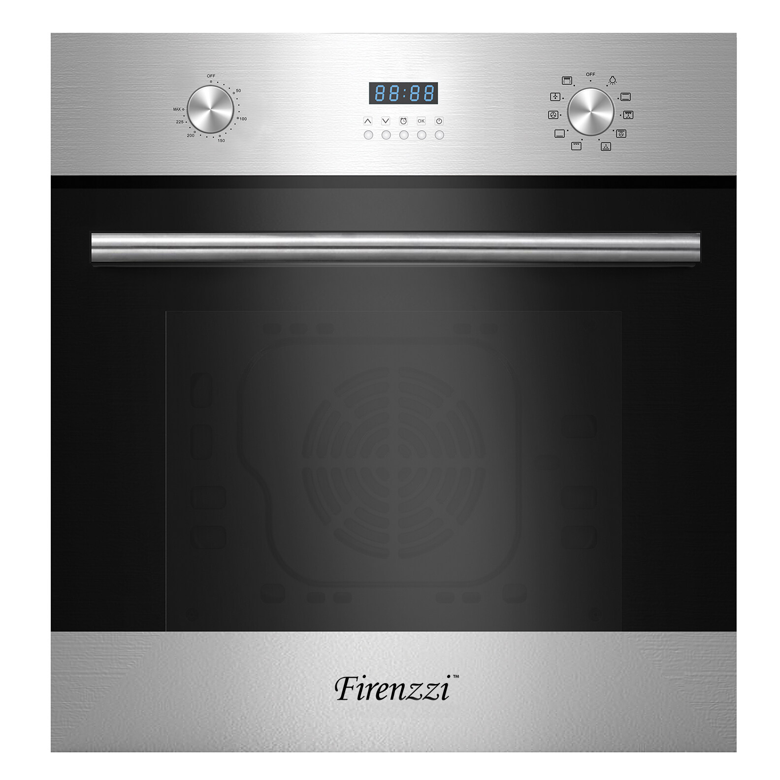 Firenzzi FBO-6177 Professional Built-in Oven with 1 Year Warranty (65 Litres & 10 Cooking Function)
