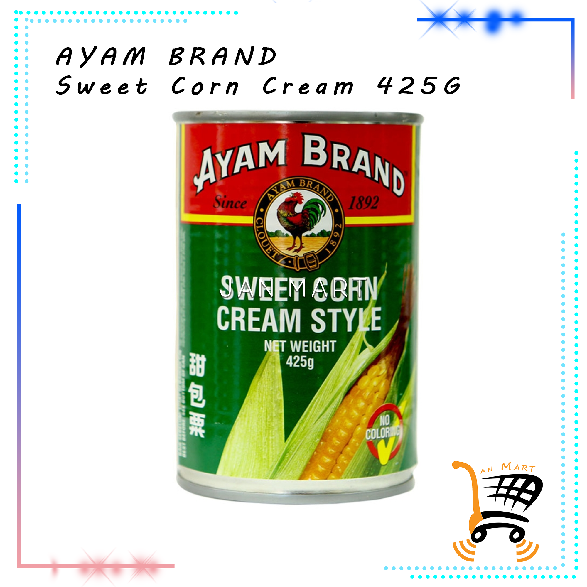 AYAM BRAND Sweet Corn Cream 425G
