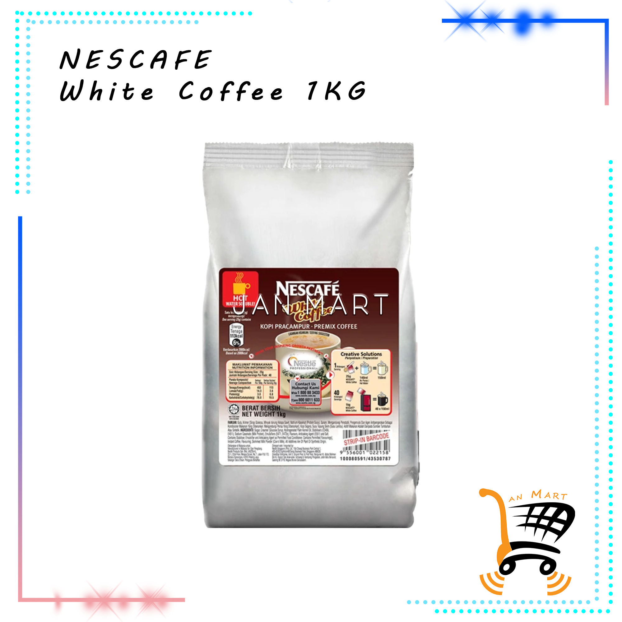 NESCAFE White Coffee 1KG