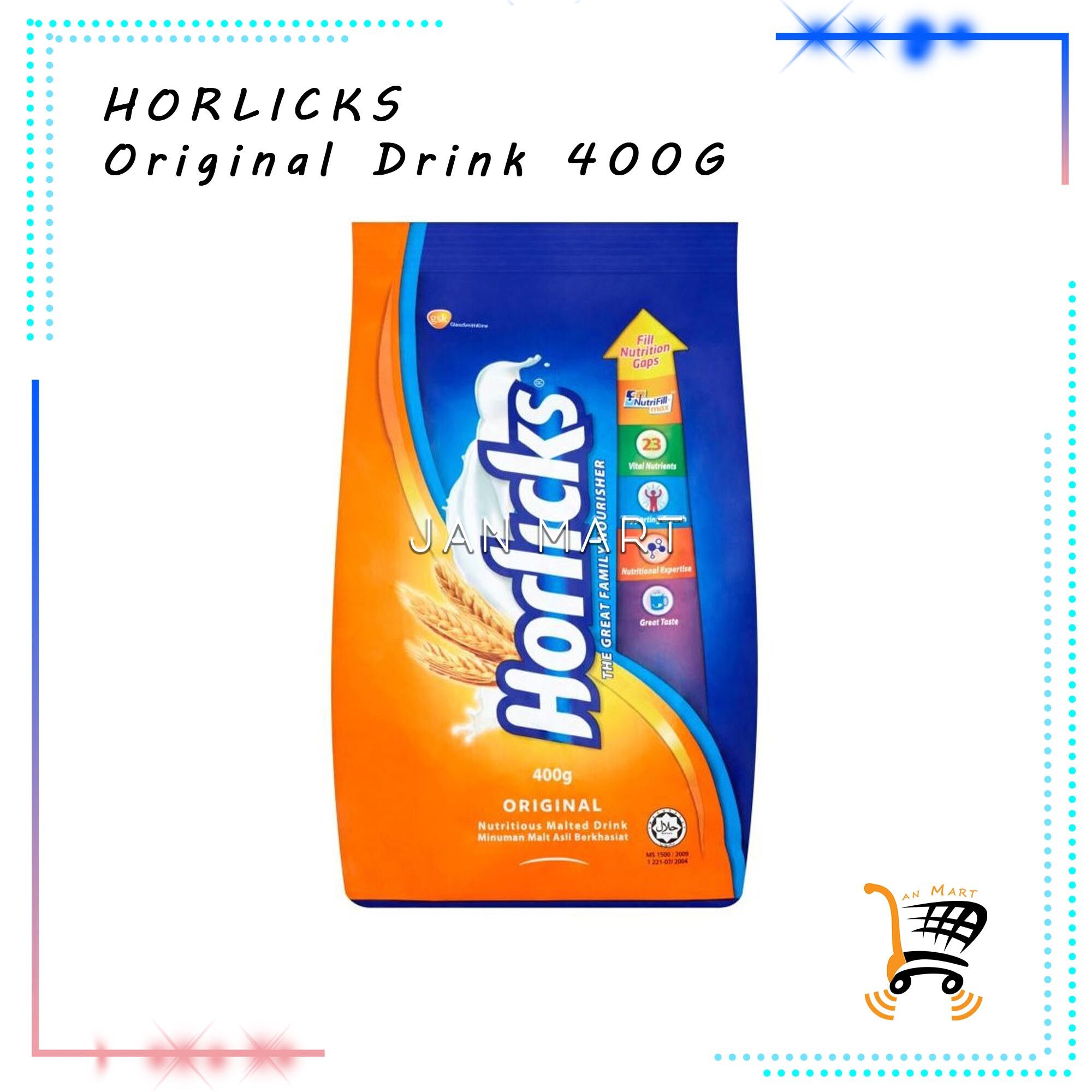 HORLICKS Refill Pack Original Drink 400G