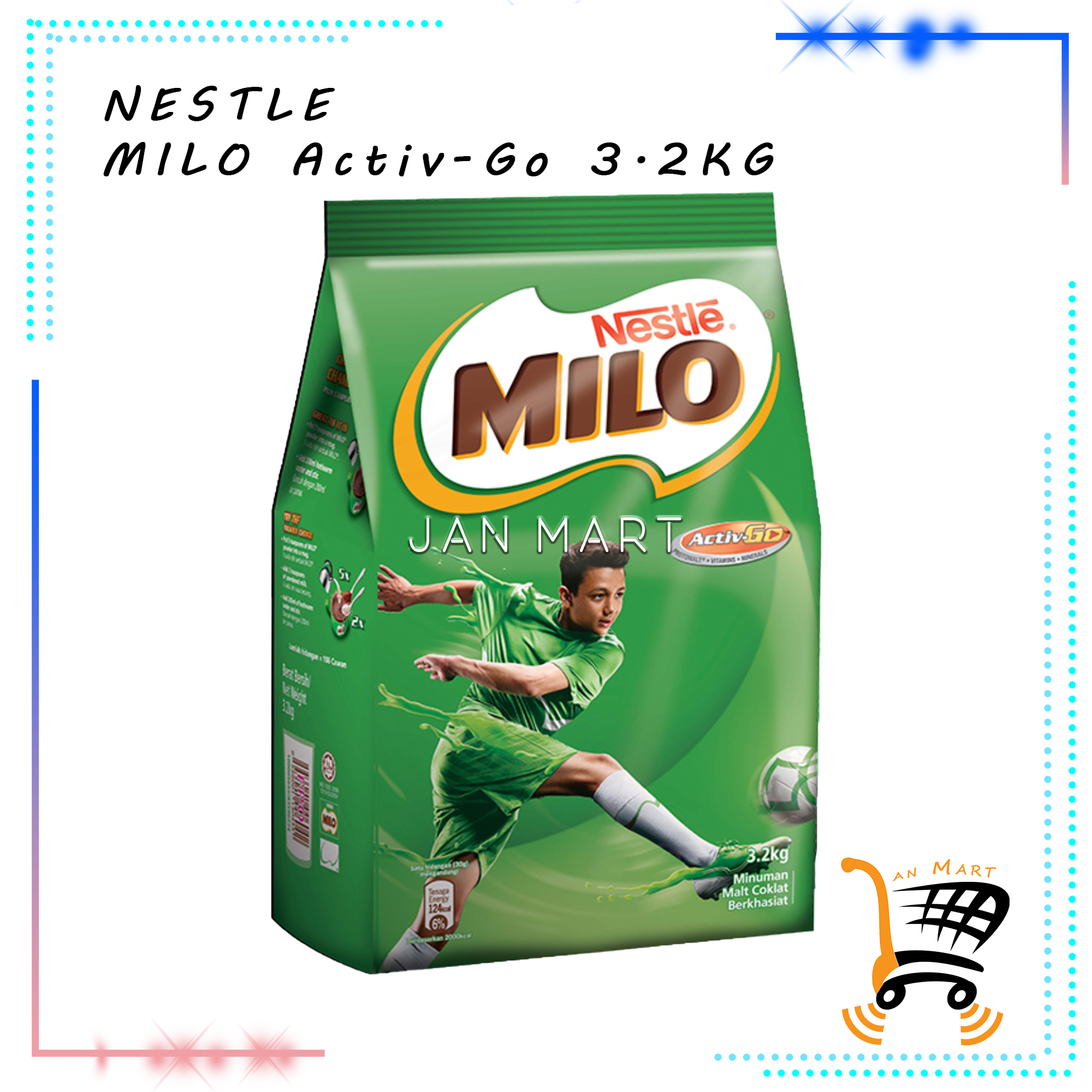 NESTLE Milo Activ-Go Powder 3.2KG