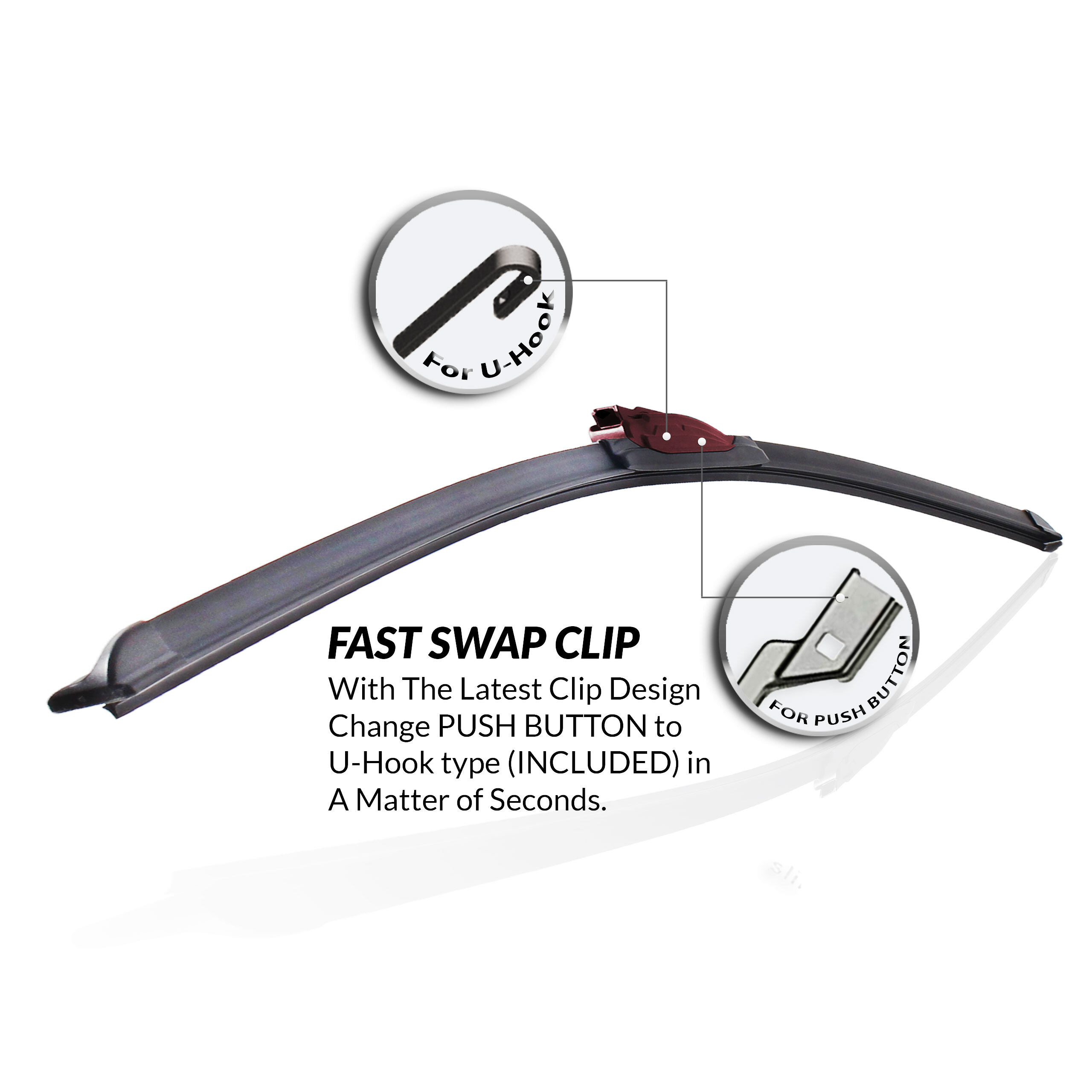 Mazda CX-5 2018-2020 4S Professional Extreme Silica Series II Wiper Silicone Blades (1 pair) 2 2018 Mazda Cx 5 Wiper Blade Replacement