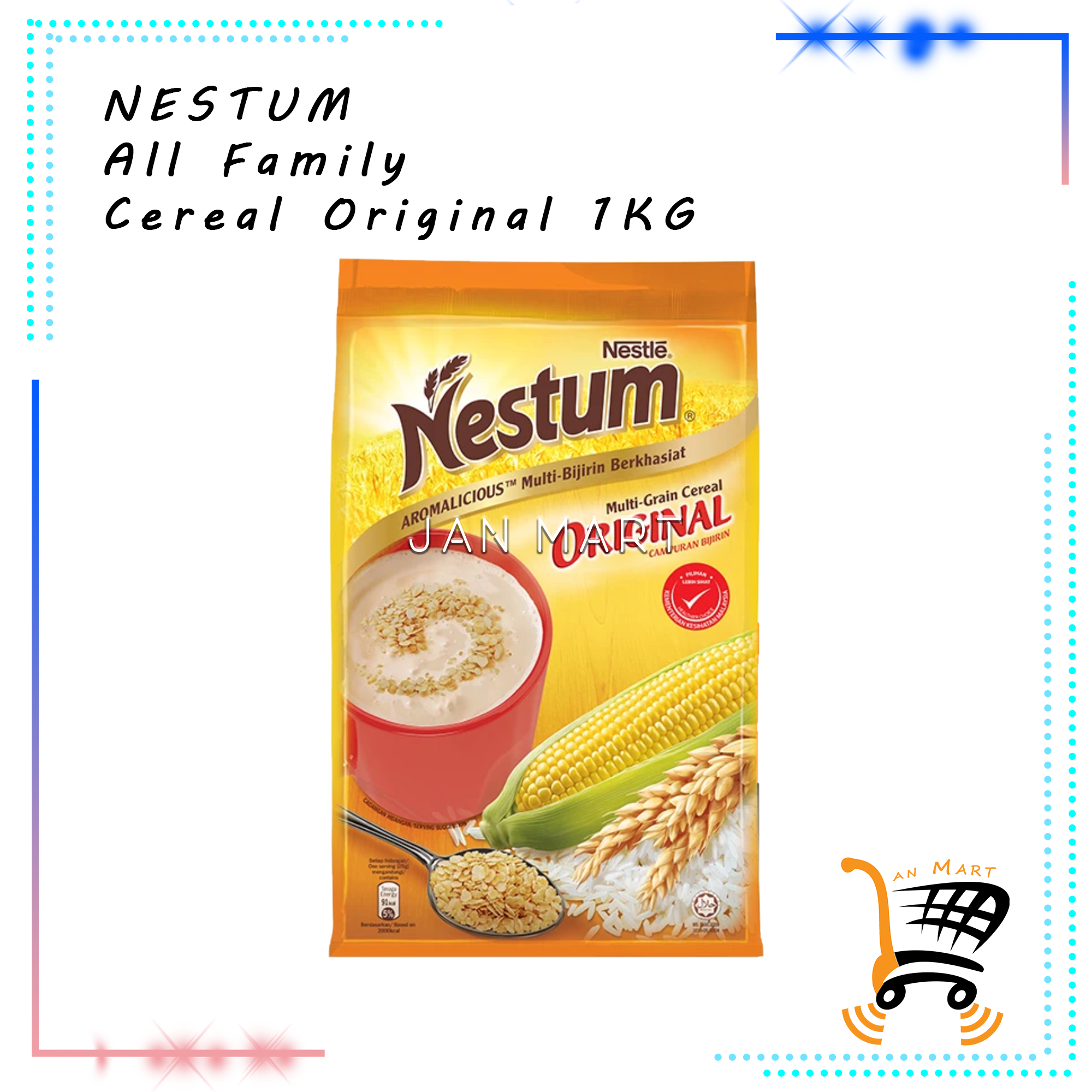 NESTLE Nestum All Family Cereal Original 1KG