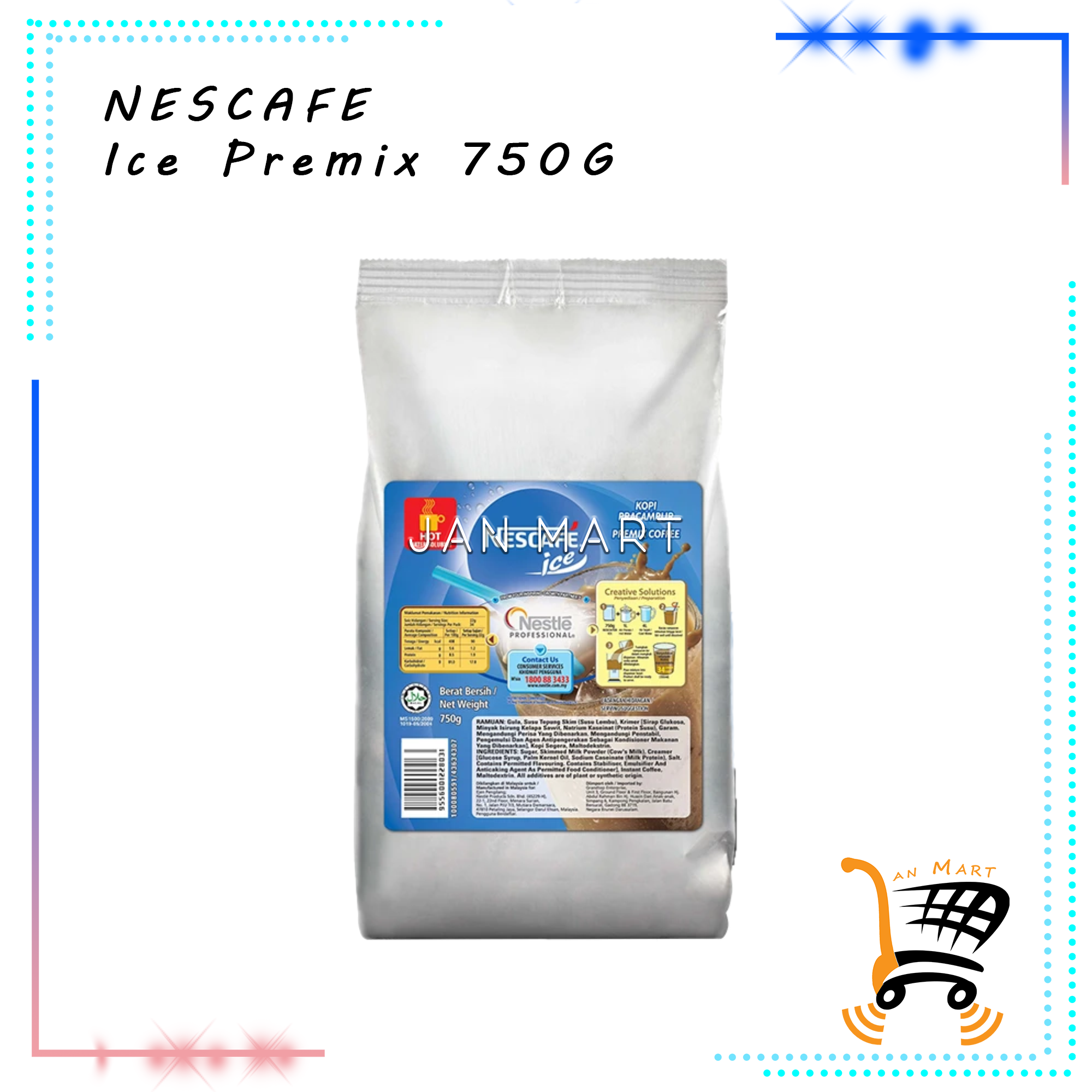 NESCAFE Ice Premix Coffee 750g