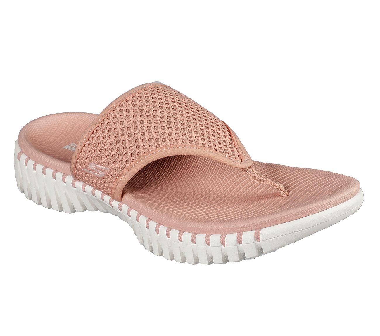 Skechers สเก็ตเชอร์ส รองเท้าแตะ ผู้หญิง GOwalk Smart On-The-Go Sandals Shoes - 140055-ROS