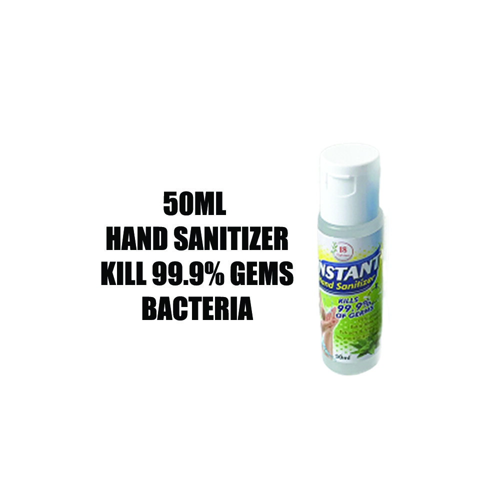 HAND SANITIZER Anti Bacterial Sanitiser Gel Hand Wash  Influenza 免水消毒洗手液 50ml