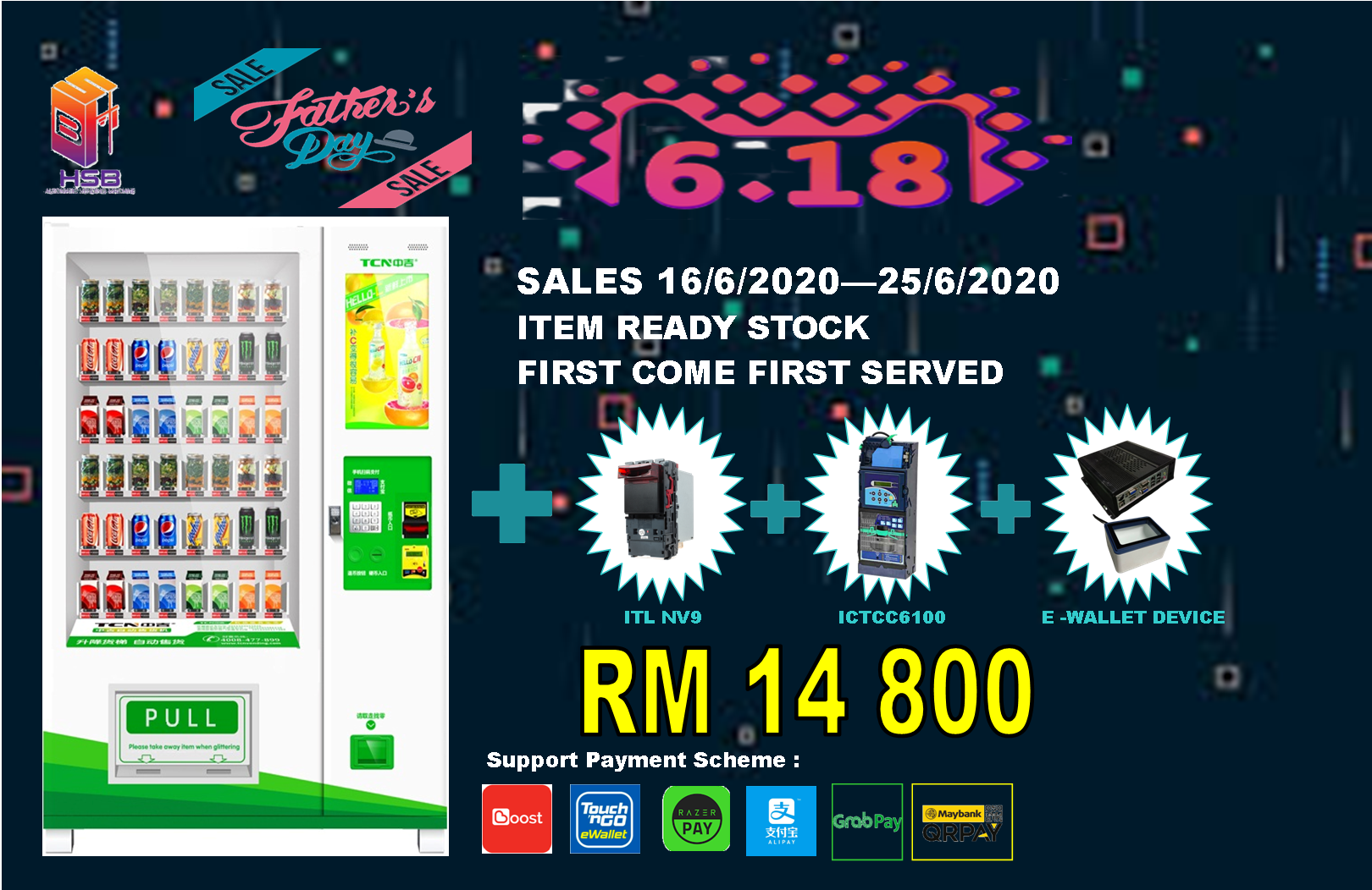 New Collection Peti Sejuk VENDING MACHINE TCN D720-10C 22SP Terbaik New Collection Peti Sejuk VENDING MACHINE TCN D720-10C 22SP Terbaik