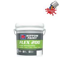 20KG NIPPON FLEX 200 - WHITE / GREY (ACRYLIC WATERPROOFING)