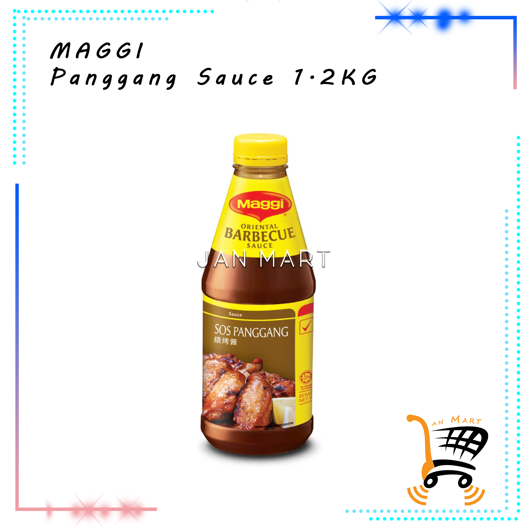 MAGGI Sos Panggang Oriental Barbeque Sauce 1.2KG