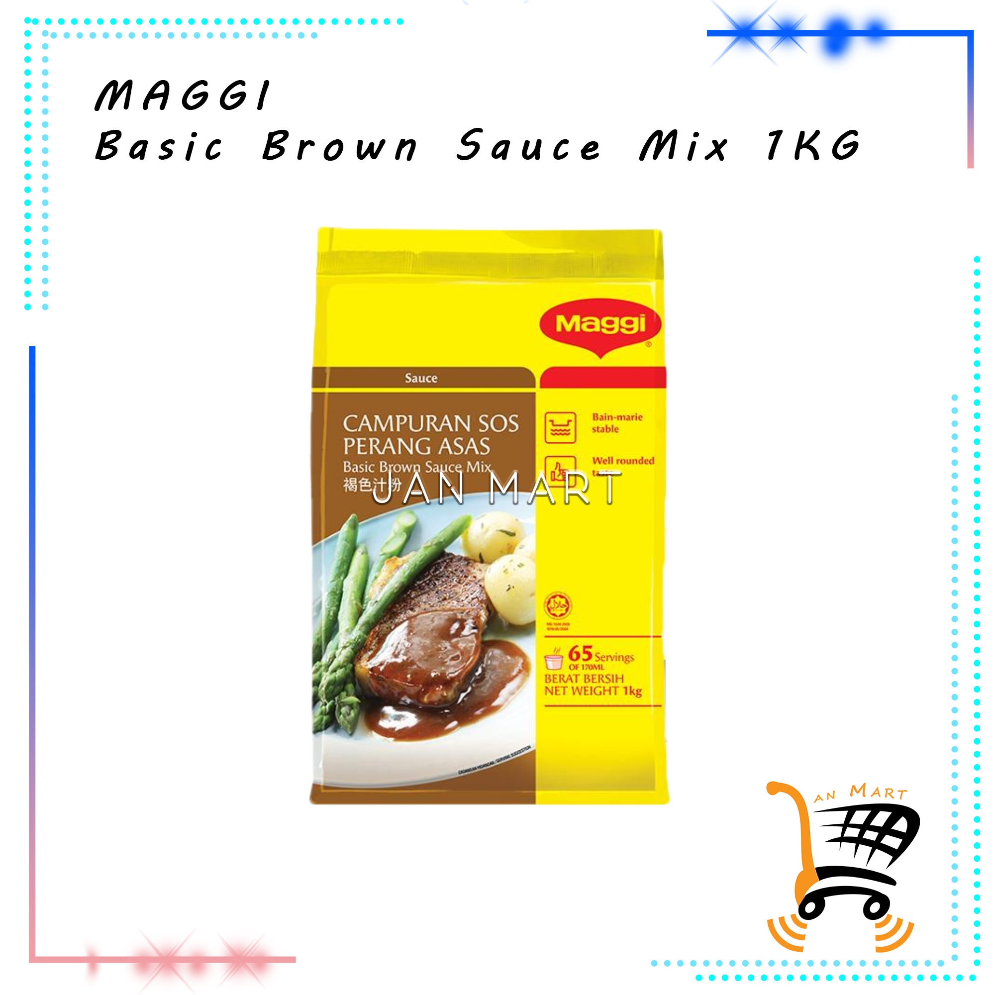 MAGGI Basic Brown Sauce Mix 1KG